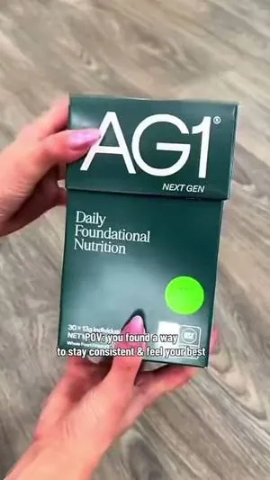 Athletic Greens daily nutrition creator video 2