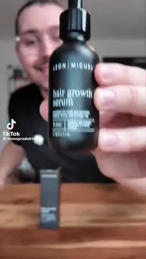 Leon Miguel hair growth serum creator video 1
